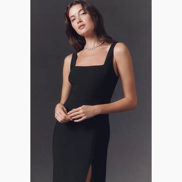 Anthropologie BHLDN Blake Square-Neck Stretch Crepe Maxi Dress 41186 - Picture 2 of 15